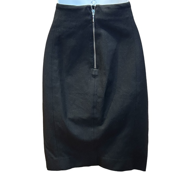 Roland Mouret for Banana Republic Black Woven Pencil Skirt 2 - Picture 3 of 10